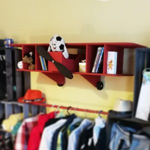 Airplane shelf for children