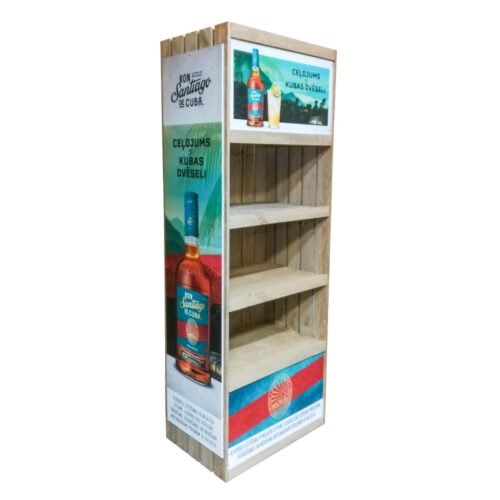 Multi-brand Wooden Stand
