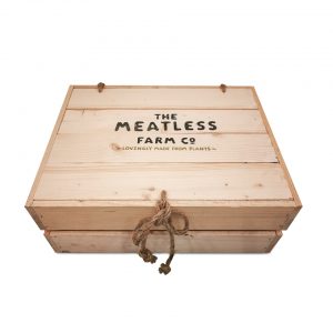 Wooden crates with jute handle