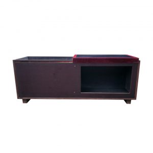 Shoe chest with sliding top