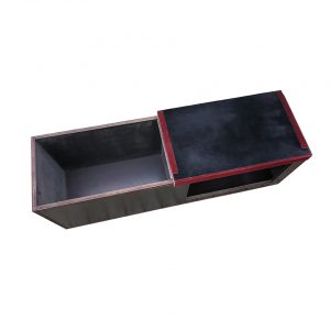 Shoe chest with sliding top