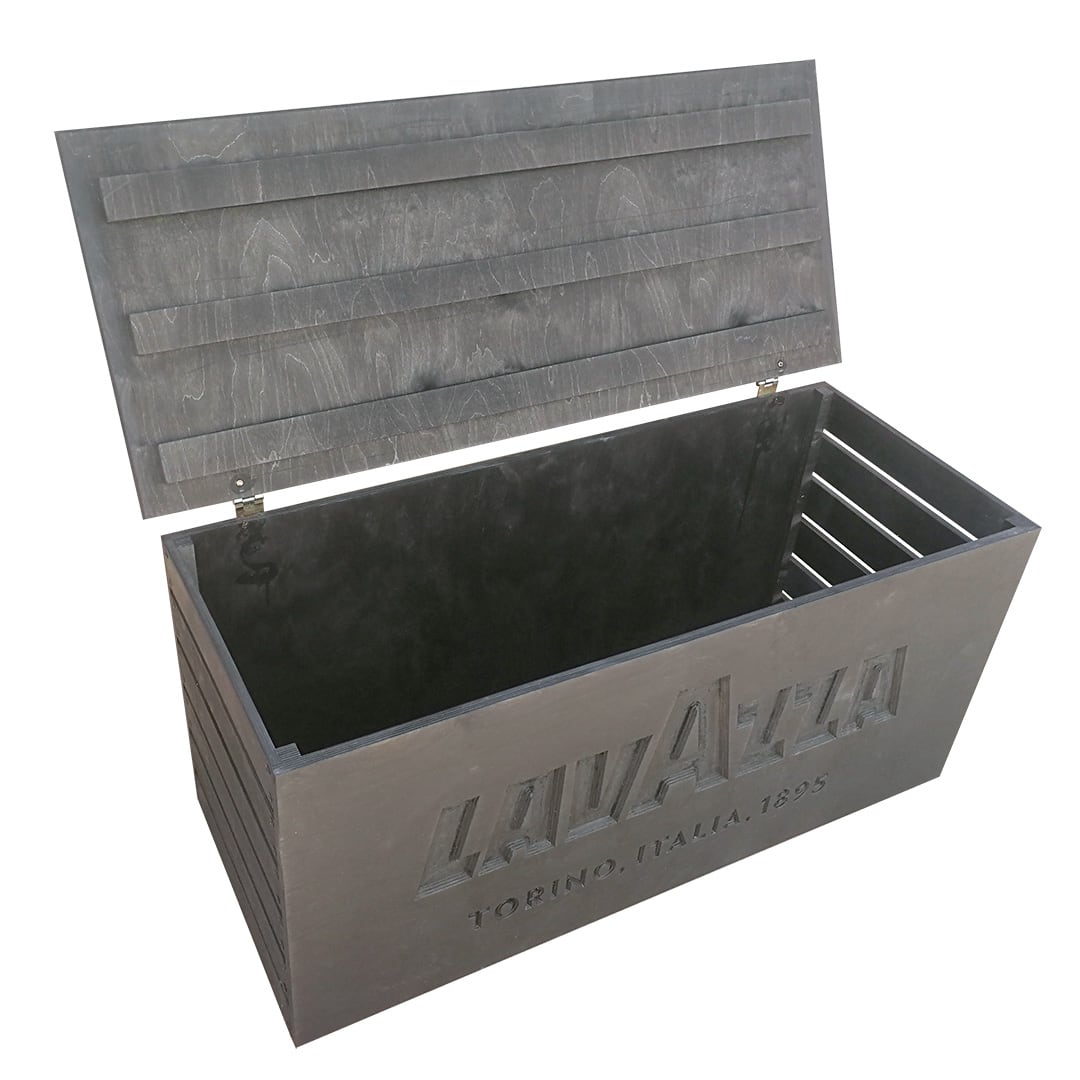 wooden storage chest