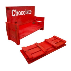Sofa-Shaped Wooden Display Stand